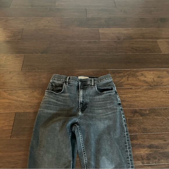 Everlane Washed Black Gray Straight Leg The Cheeky Jean Size 27 Regular - Picture 13 of 15